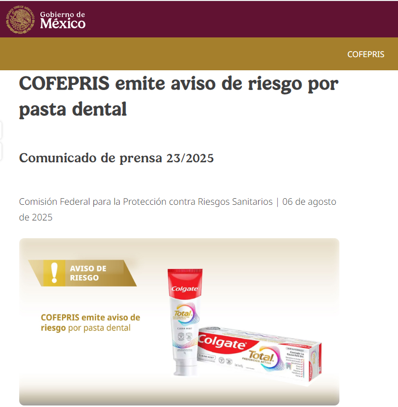 召回、禁售！高露洁又“摊上事”了